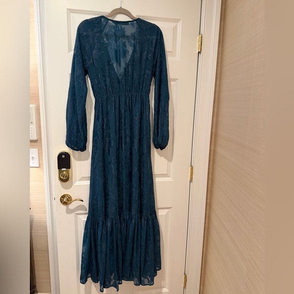 House of Harlow Arienne Maxi Dress in Deep Teal - Picture 5 of 5